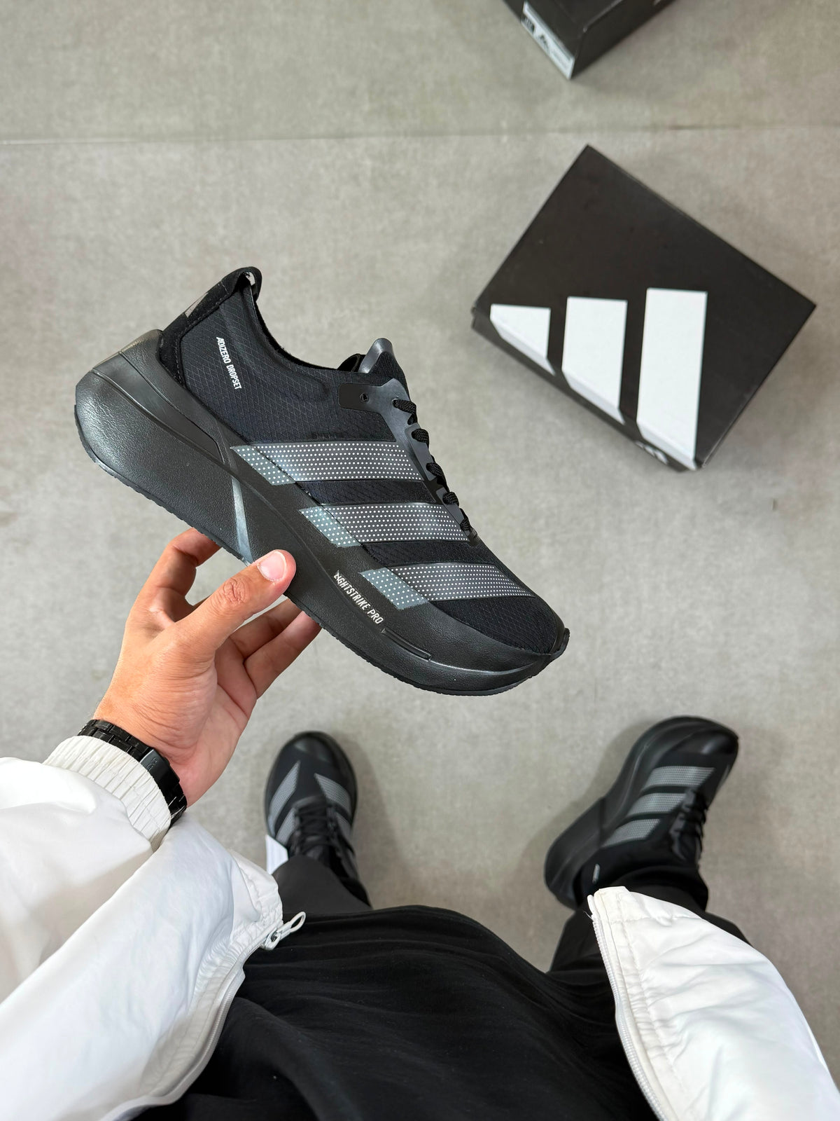Tênis Adizero Dropset Preto Preto