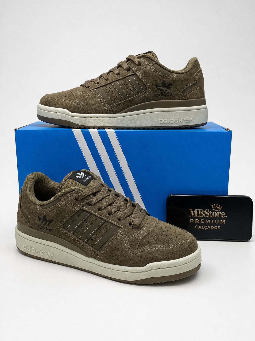 Tênis Masculino Adidas Fórum V2 Café Premium