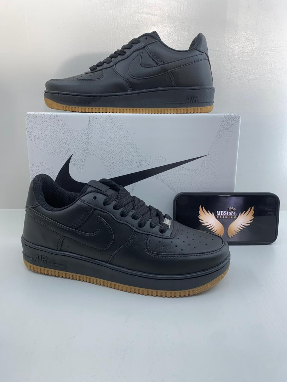 Air Force Premium Preto Caramelo