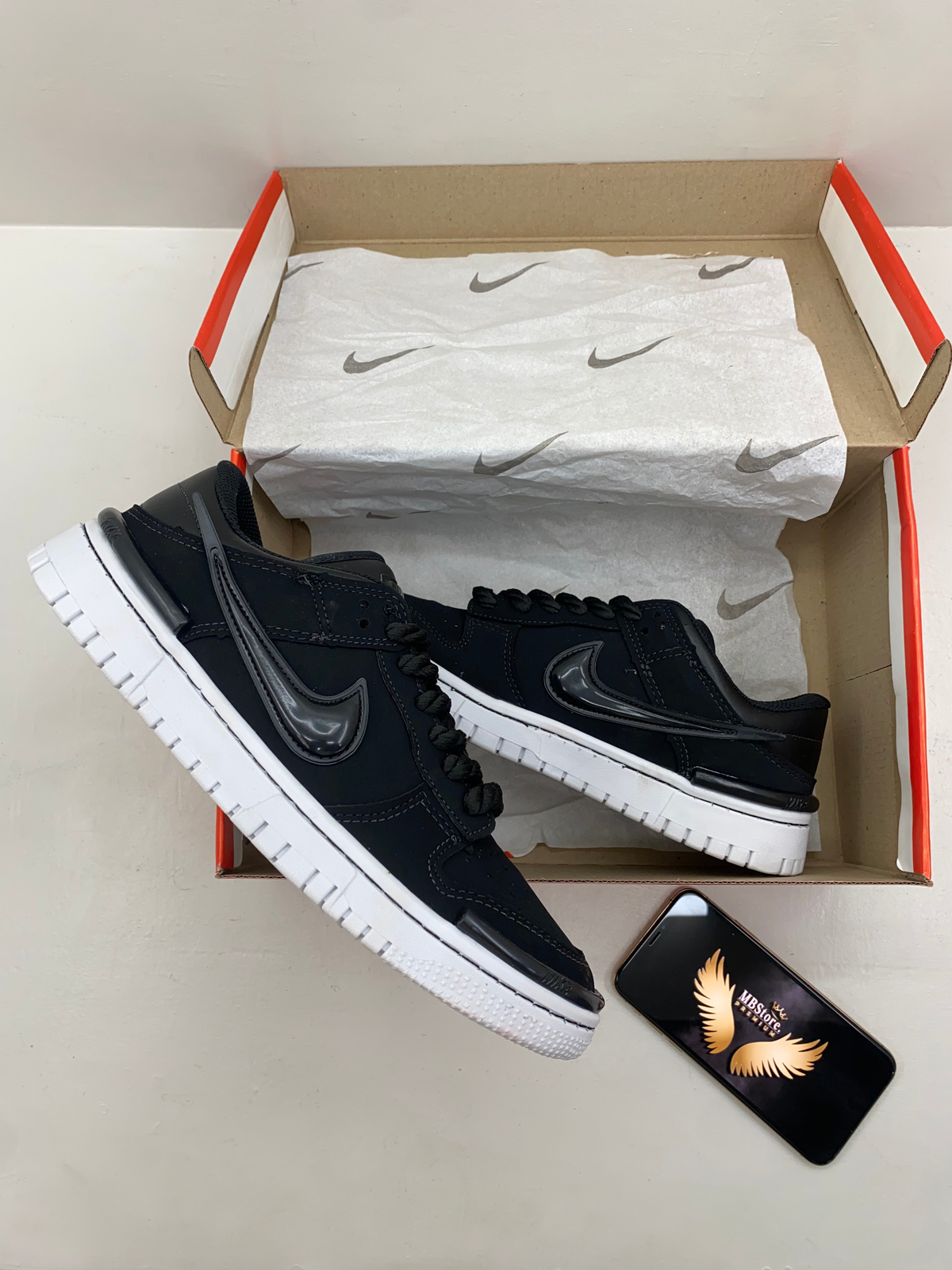 DUNK TWIST - Preto Nobuck