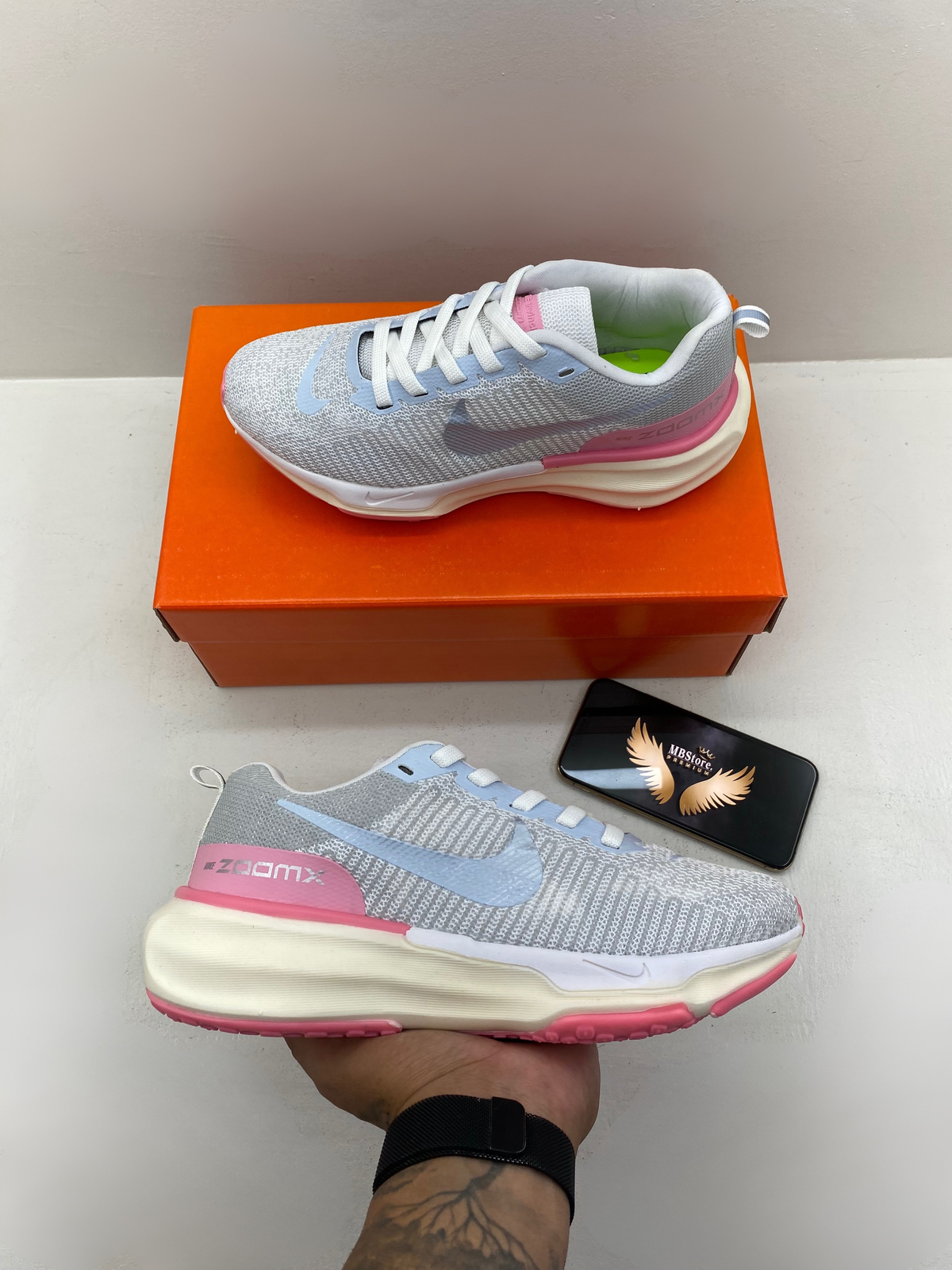 Nike ZoomX Branco-Rose