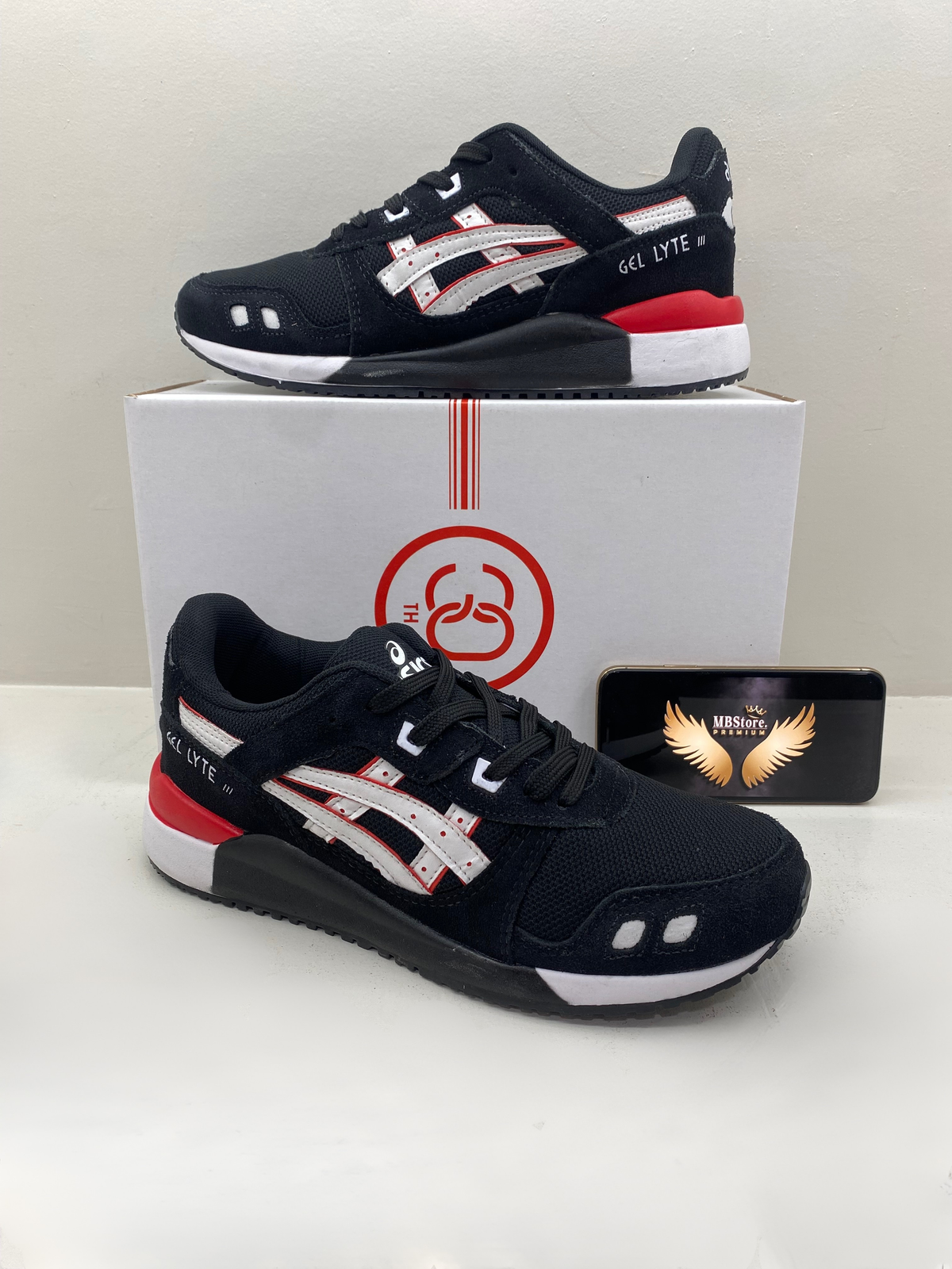 Tênis Masculino Asics Gel-Lyte III Preto Premium em Couro