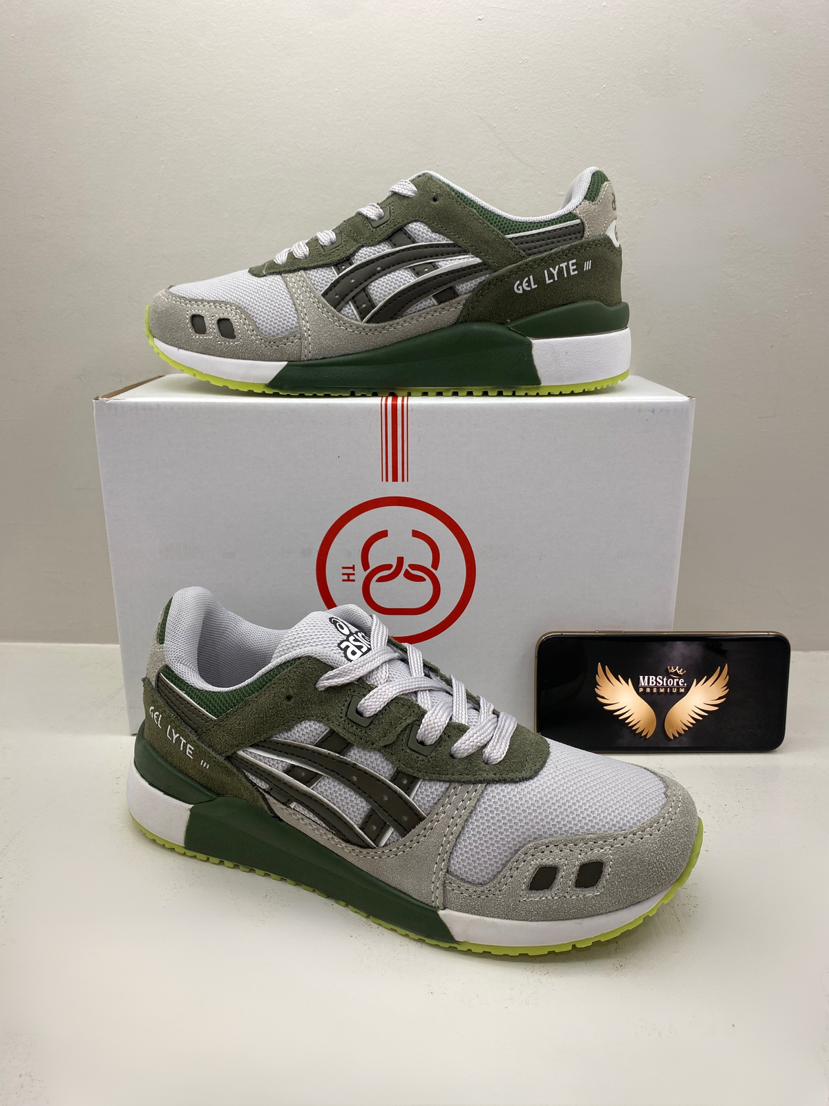Tênis Masculino Asics Gel-Lyte III Verde Militar