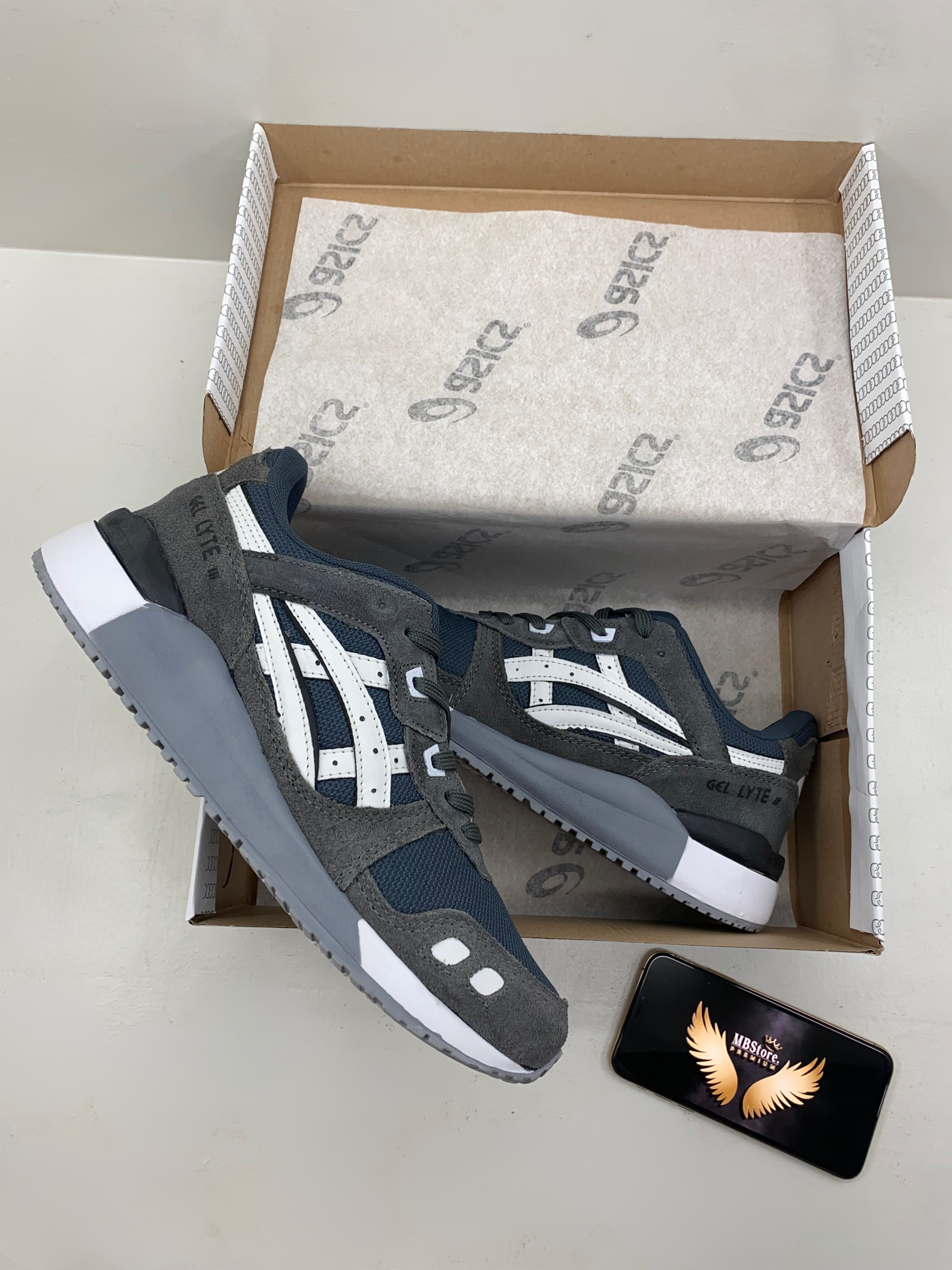 Tênis Masculino Asics Gel-Lyte III Chumbo