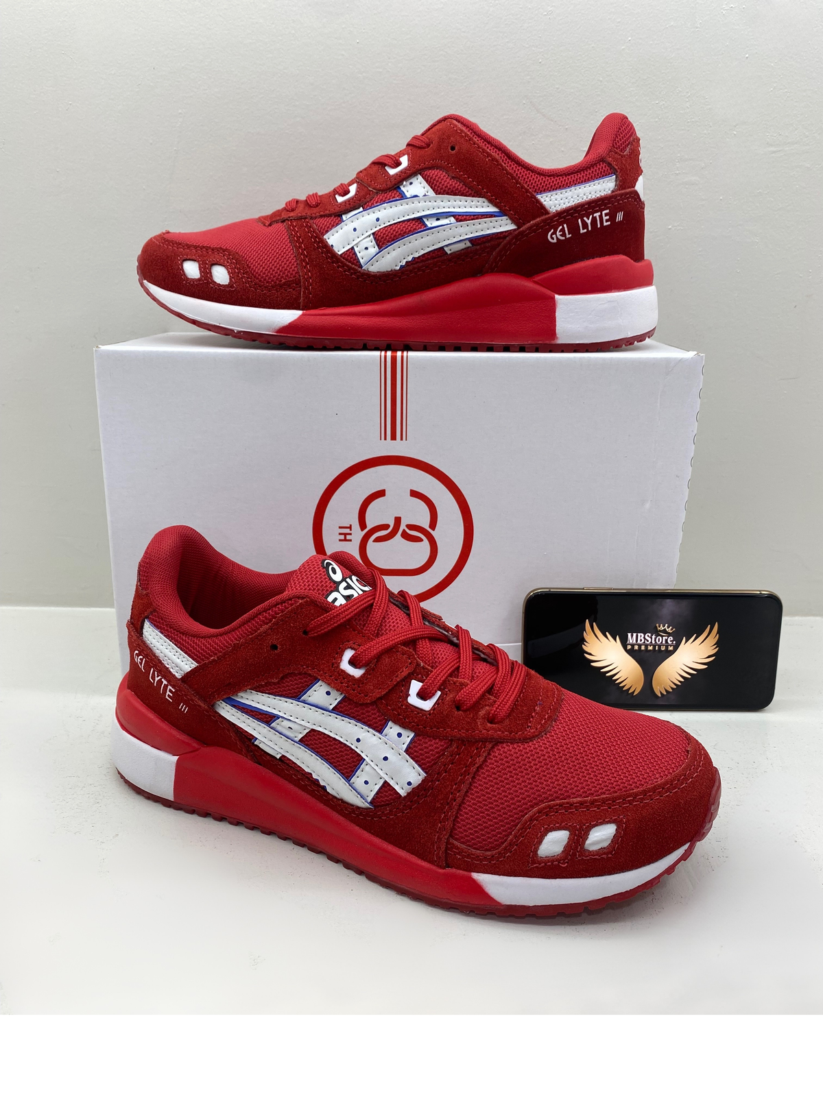 Tênis Masculino Asics Gel-Lyte III Vermelho