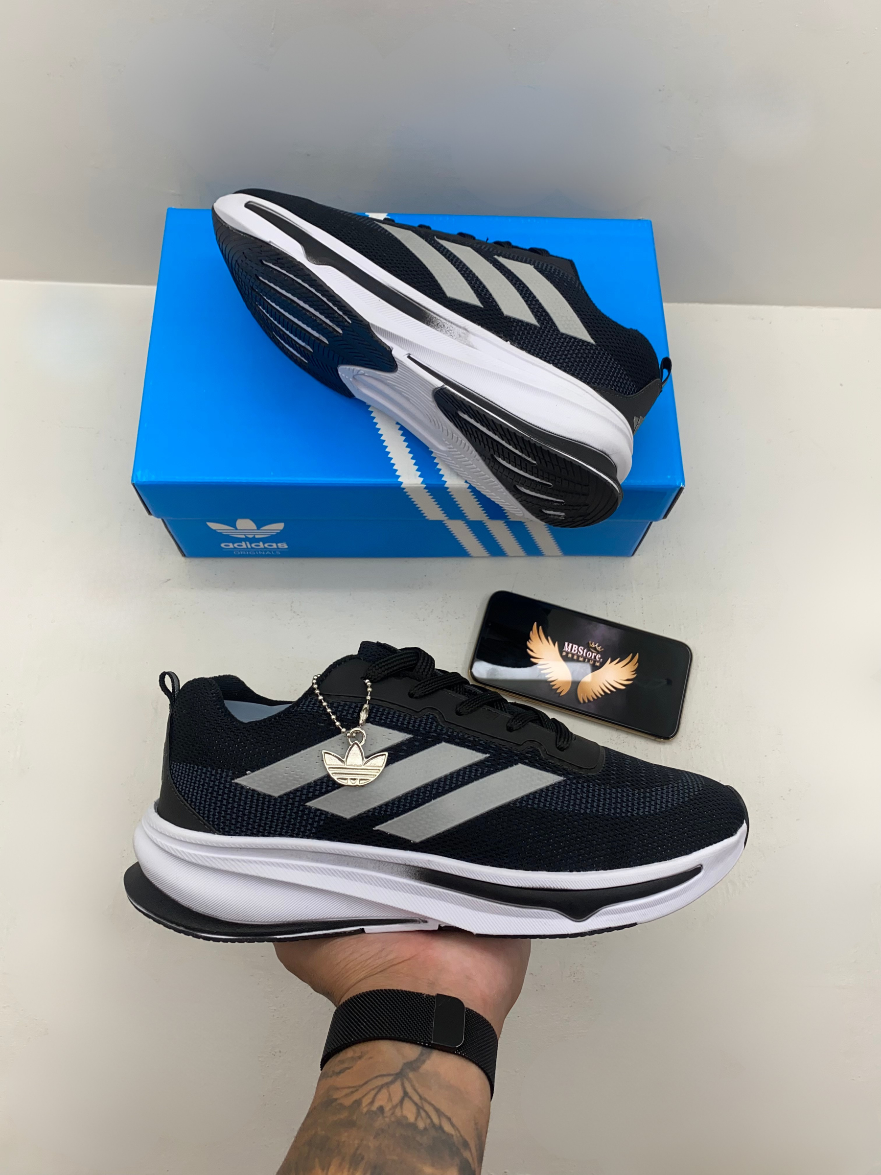 Adizero Boston 10 Preto/Cinza