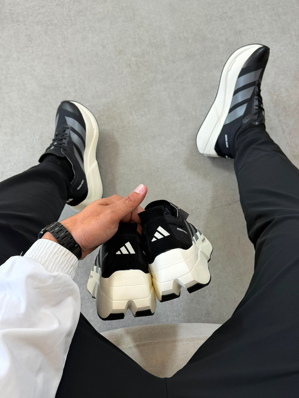 Tênis Adizero Dropset Preto Branco