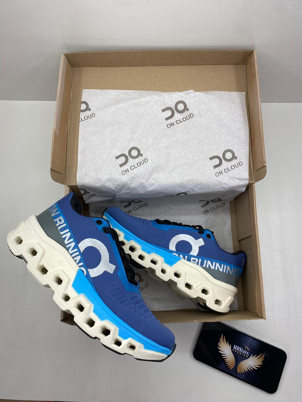 Tênis On Cloud Running Azul Premium