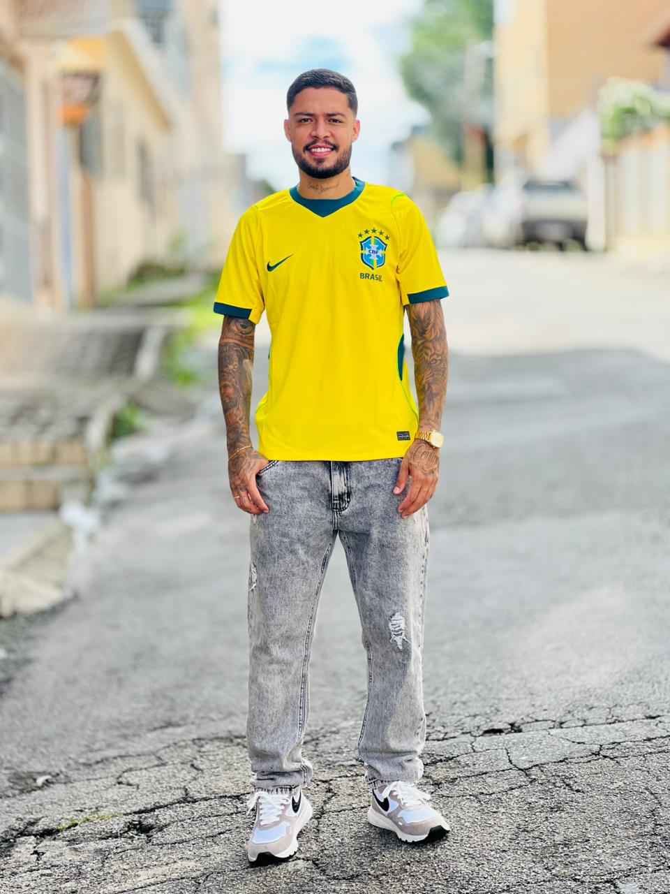 Camisa Versão Torcedor Tailandesa 1.1 Amarela copa 2026