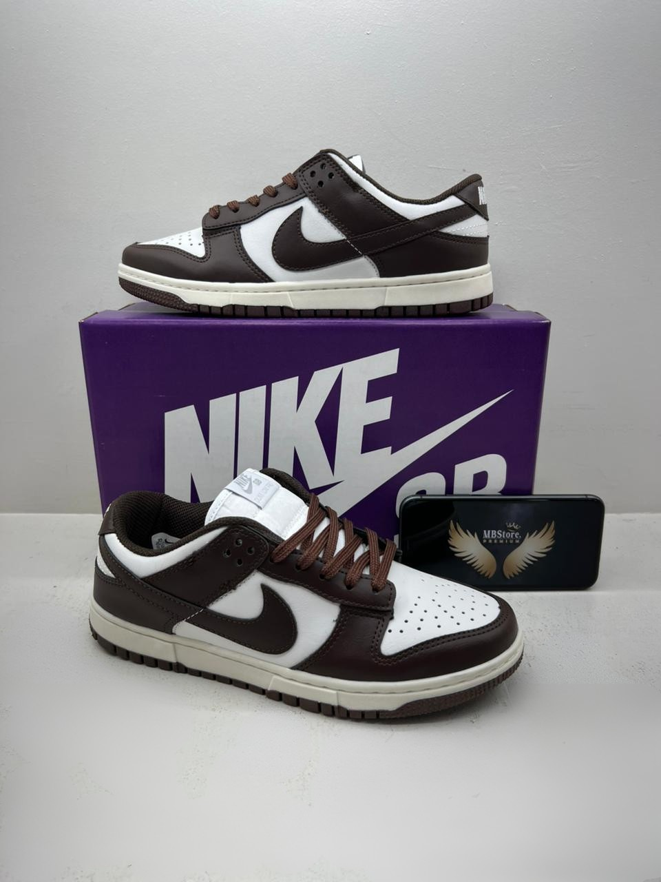 Nike Dunk Sb (Linha Premium) x Branco/Cacau