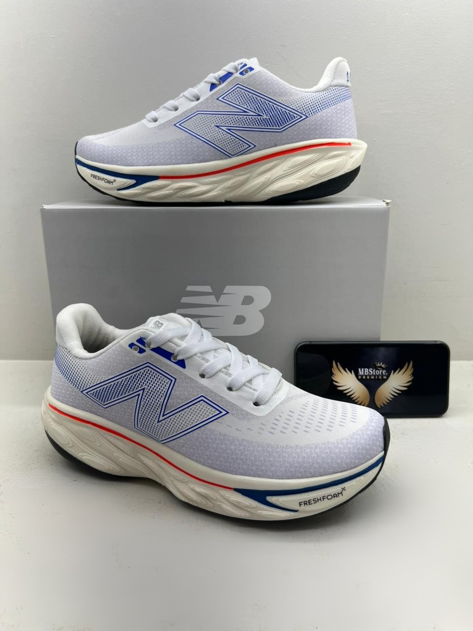 New Balance Fresh 1080 Branco/Azul