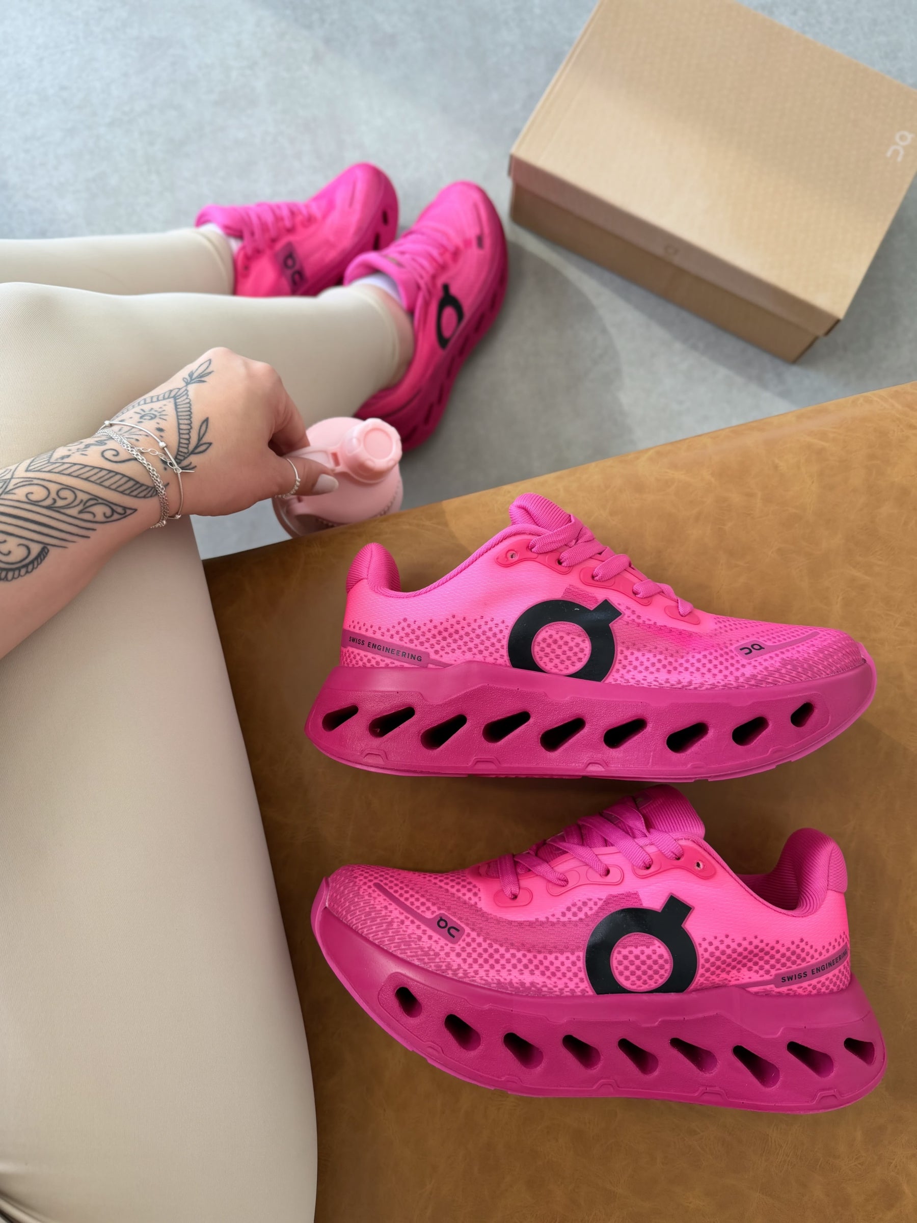Tênis On Cloud Importado Rose feminino