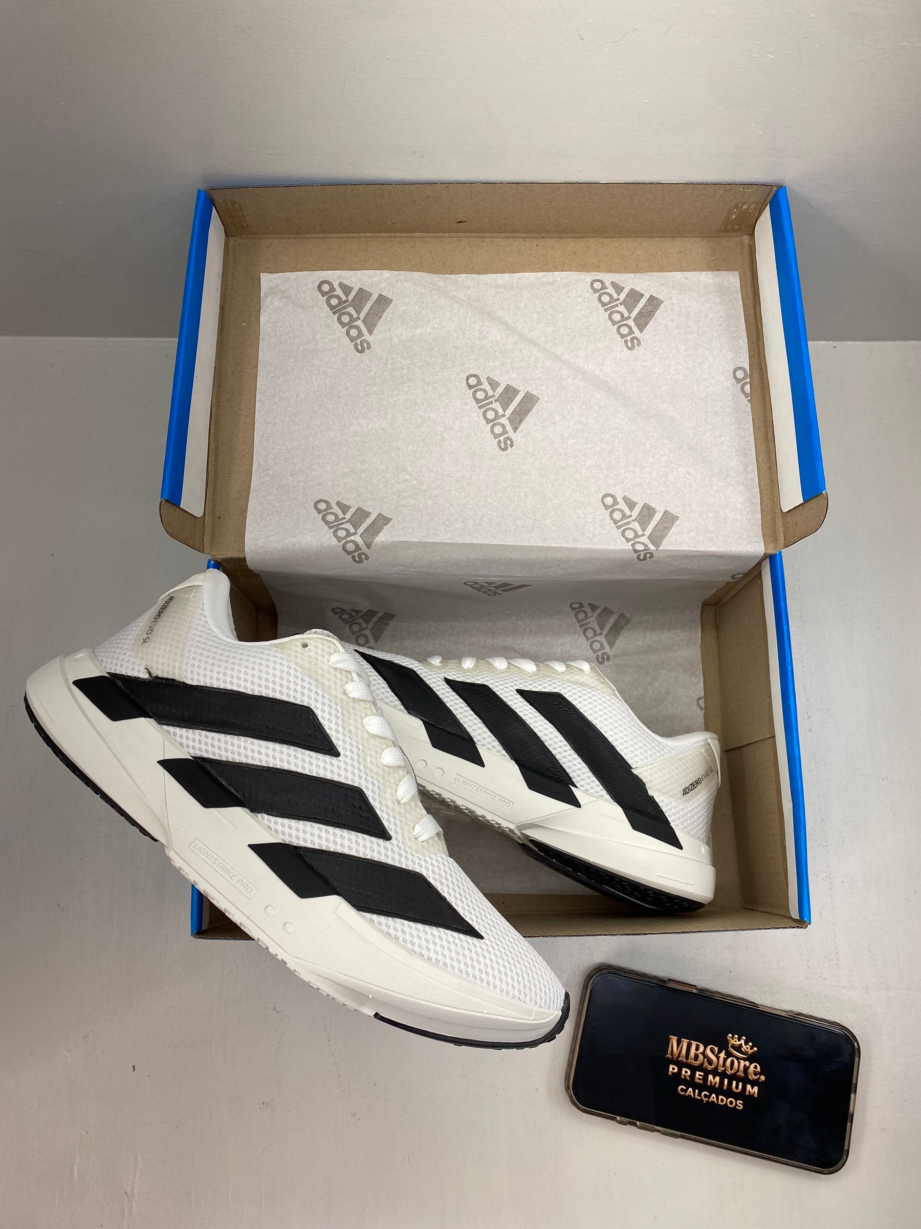 Tênis Adizero EVO SL Premium Branco Preto