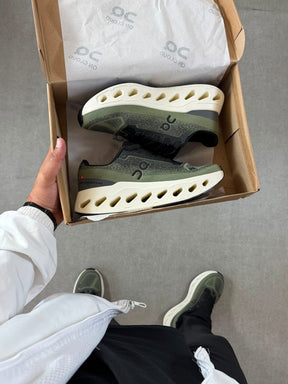 Tênis On Cloudsurfer Importado Verde Militar Preto Masculino