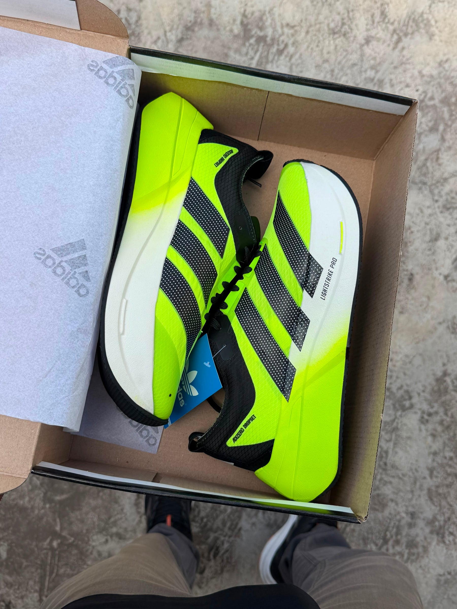 Tênis Adizero Dropset Verde Branco