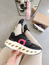 Tênis On Cloud Importado Preto Rosa feminino