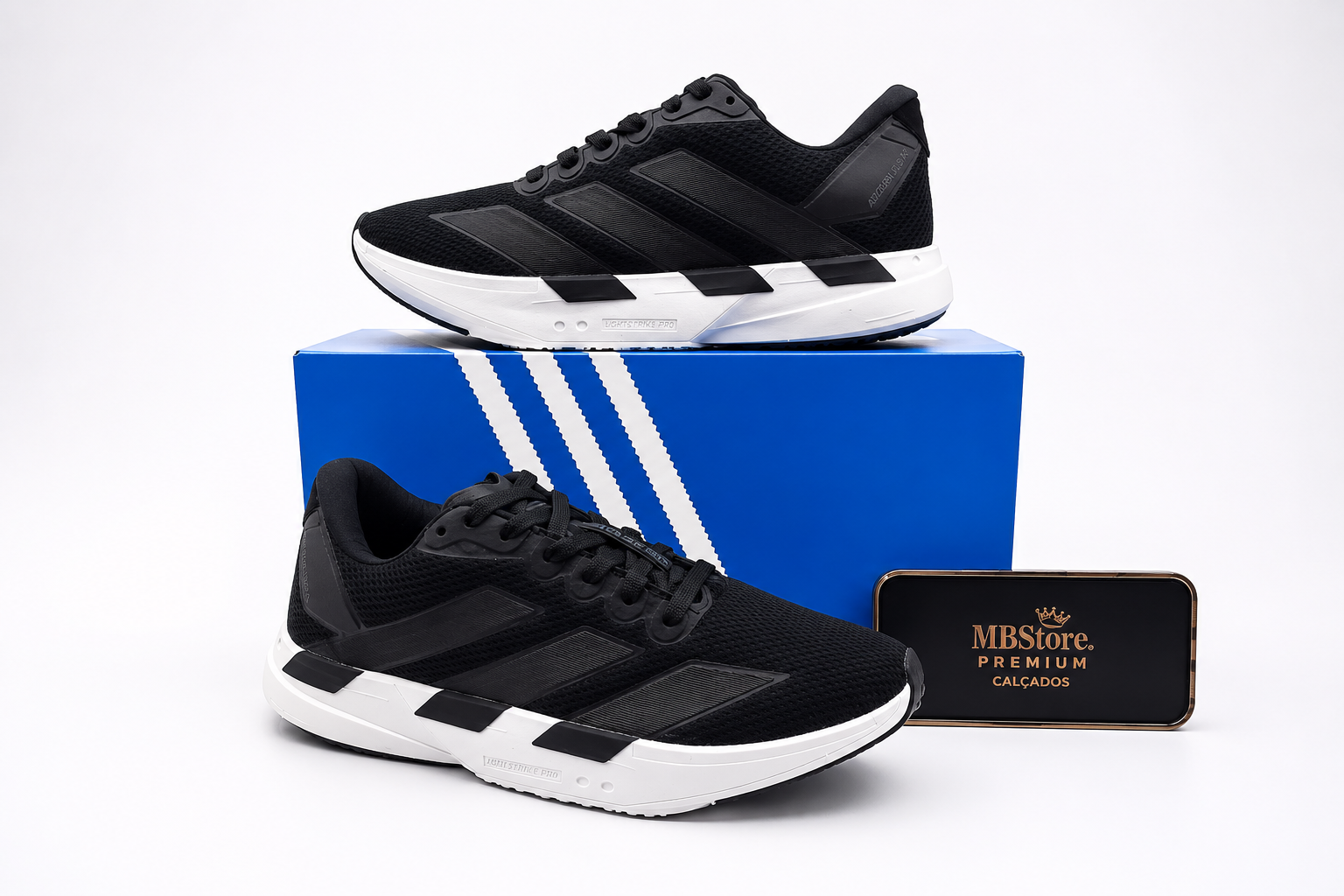 Tênis Adizero EVO SL Premium Preto Branco
