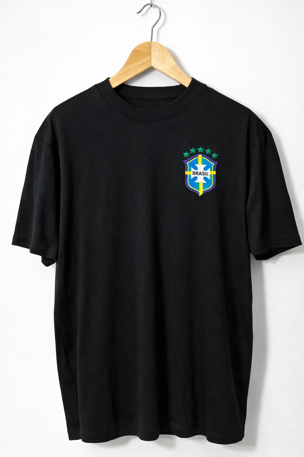Camiseta Streetwear Oversized Brasil estampa Basica