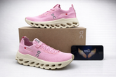 Tênis Unissex On Cloud Knit Rosa-Branco Premium