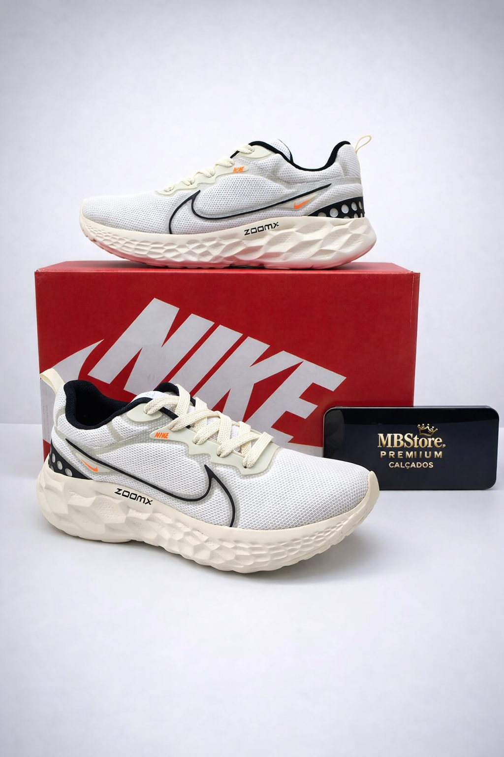Tênis Masculino Nike React Infinity Run fk 4 Off White