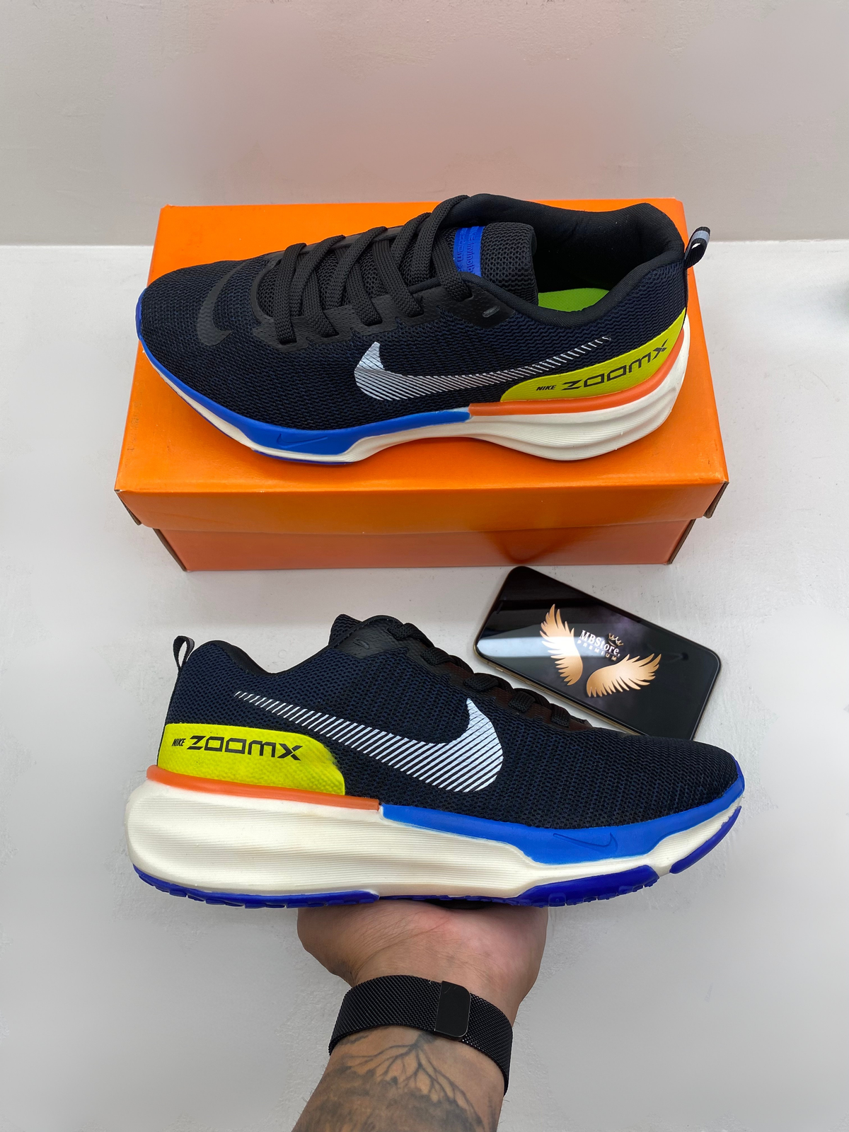 Nike ZOOMX Preto-Azul
