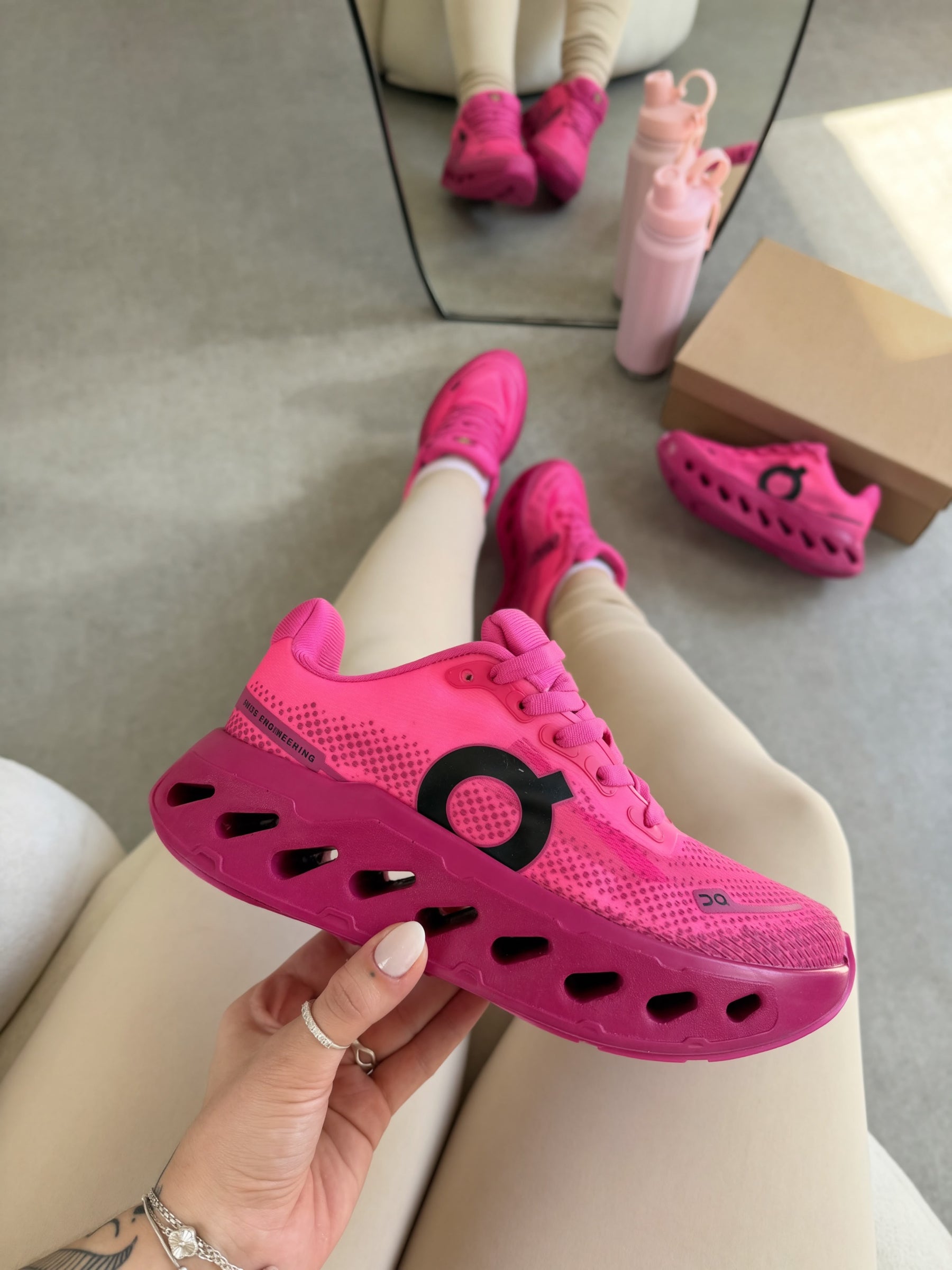 Tênis On Cloud Importado Rose feminino