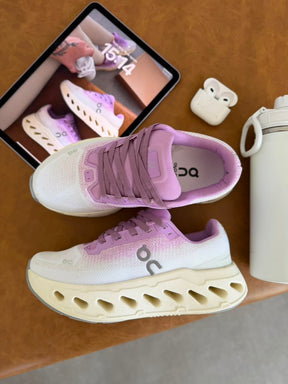 Tênis On Cloudsurfer Importado Branco lilas feminino
