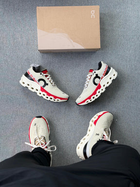 Tênis On Cloud Running Off White Vermelho Premium