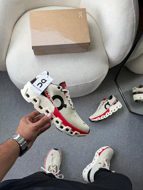 Tênis On Cloud Running Off White Vermelho Premium