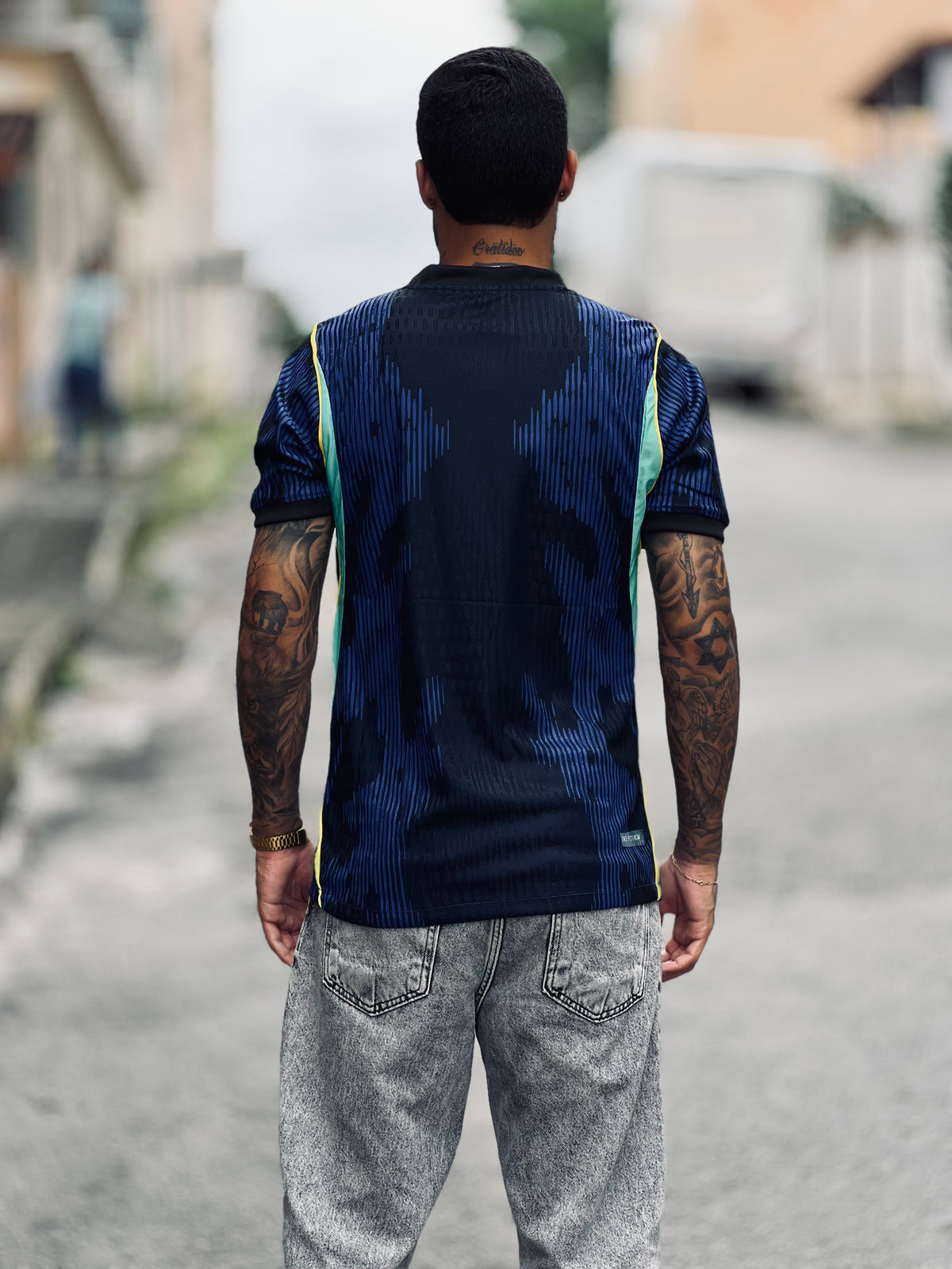 Camisa Versão Jogador Tailandesa Azul copa 2026