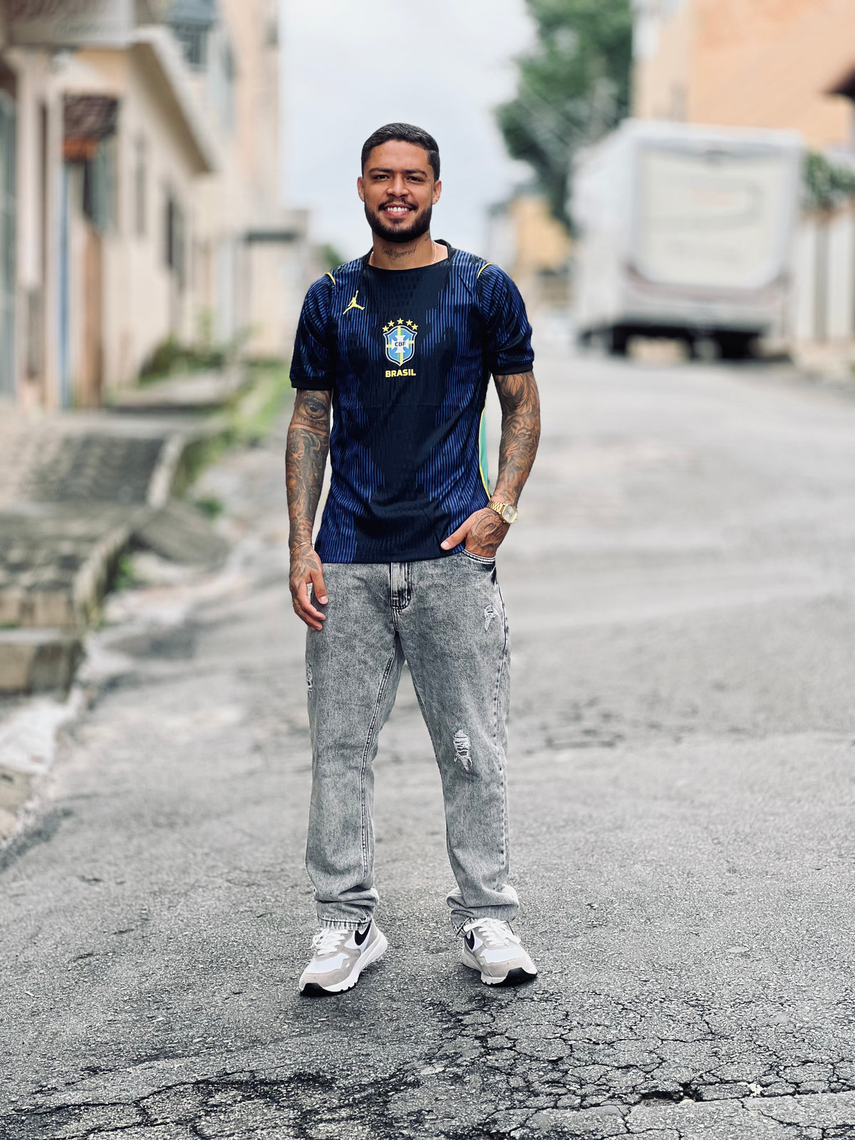 Camisa Versão Jogador Tailandesa Azul copa 2026