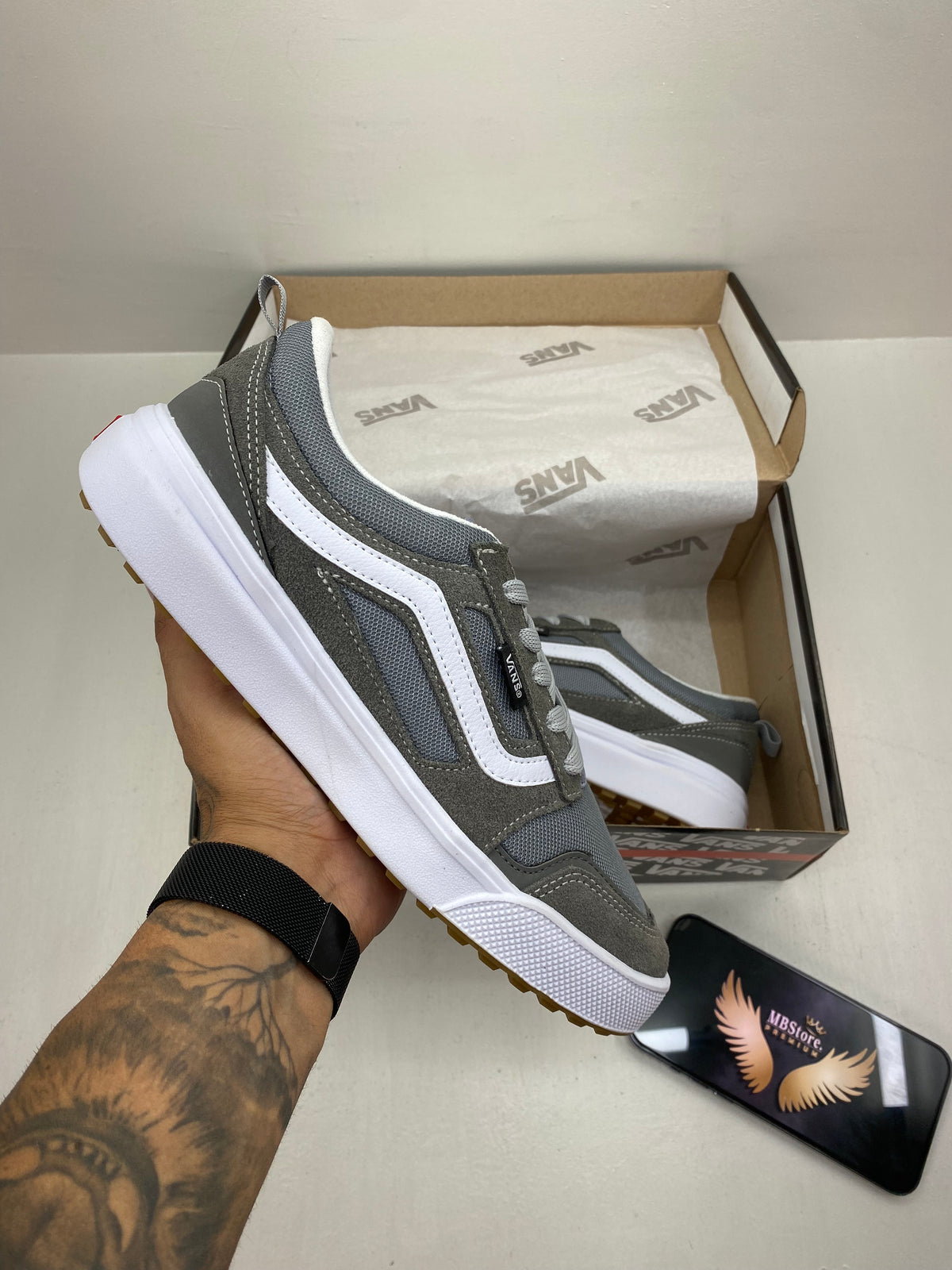 Tênis Unissex VNS Ultrarange 3D Premium Cinza Grafite