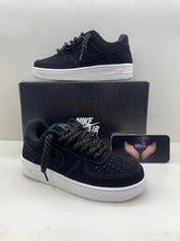 Air Force One Nobuck Premium Preto/Branco