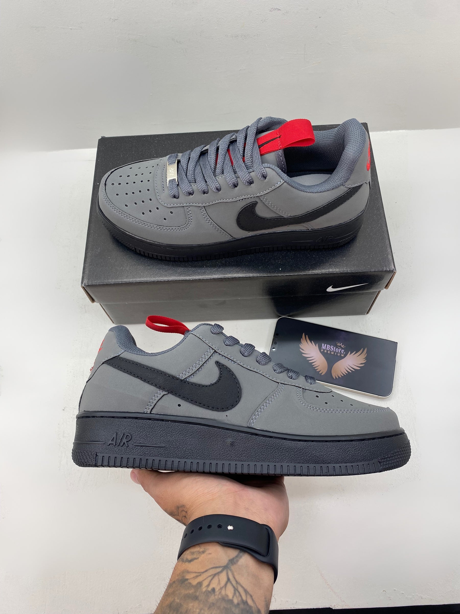 Air Force Premium Cinza-Chumbo