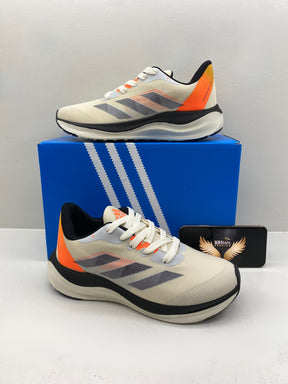 Adizero Boston 12 Off White-Laranja