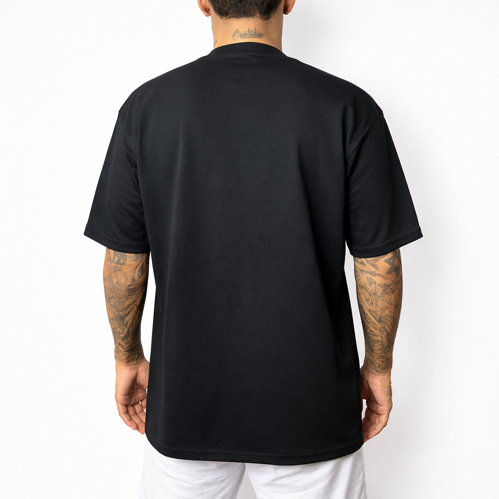 Camiseta Streetwear Oversized Brasil estampa Basica